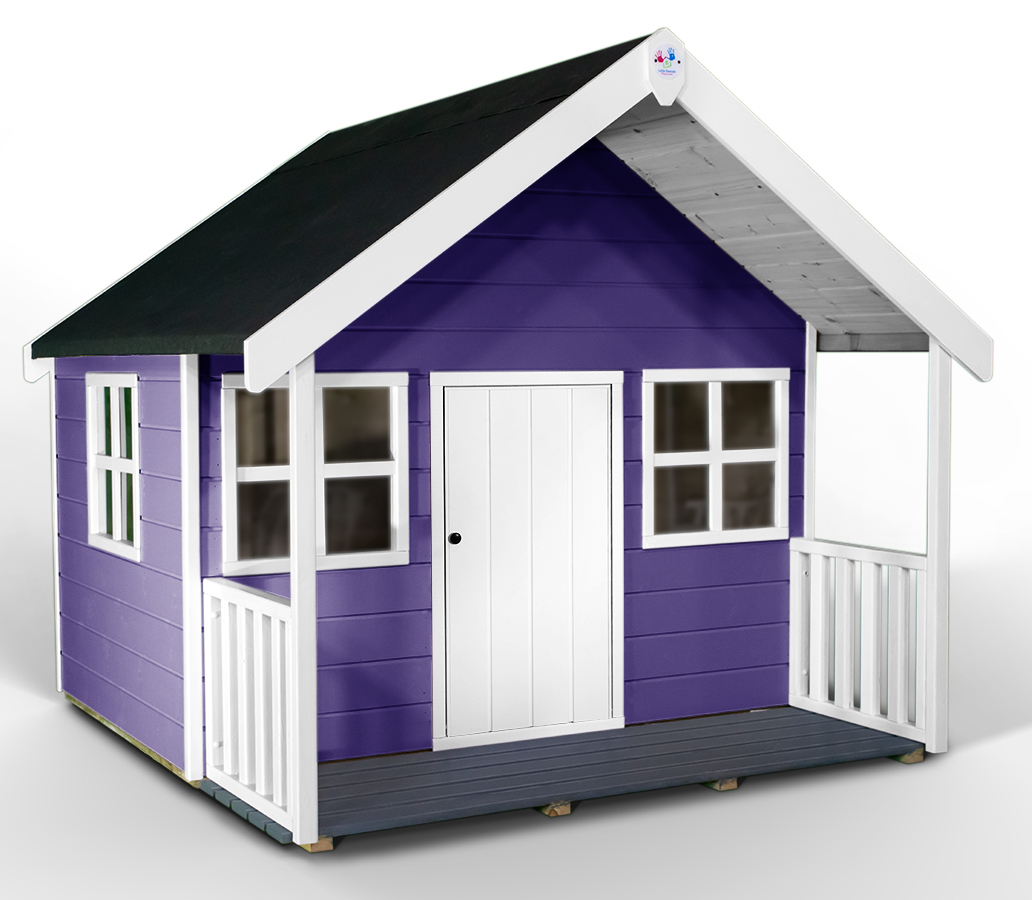Bella Playhouse painted in Indigo Glow by Little Rascals