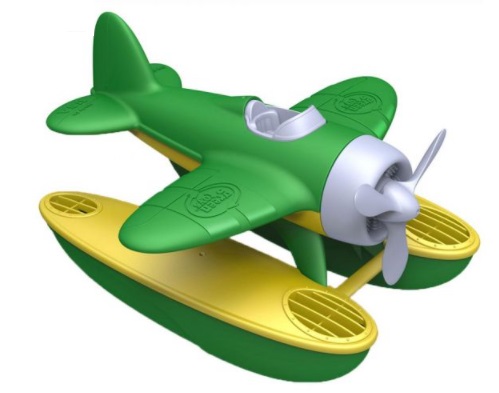 Bigjigs seaplane green wings