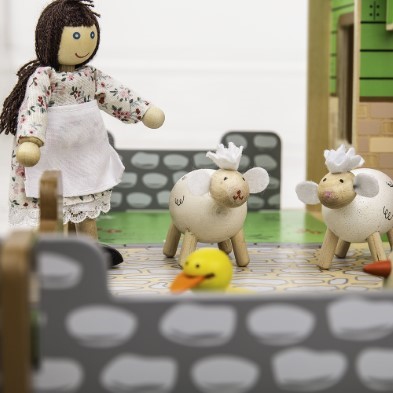 Wooden Toy Sheep