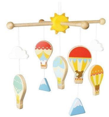 Hot air balloons mobile decoration