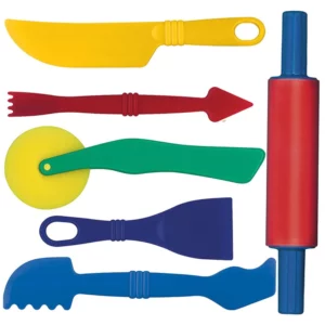 play doh modelling tools set by gowi toys