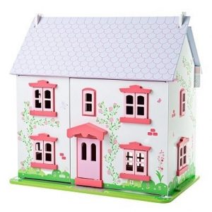 bigjigs heritage playset rose cottage dolls house