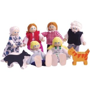 bigjigs heritage wooden doll family