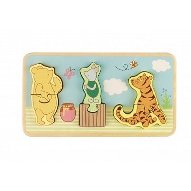classic pooh mini puzzle tray by orange tree toys