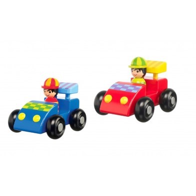 orange tree toys racing car set