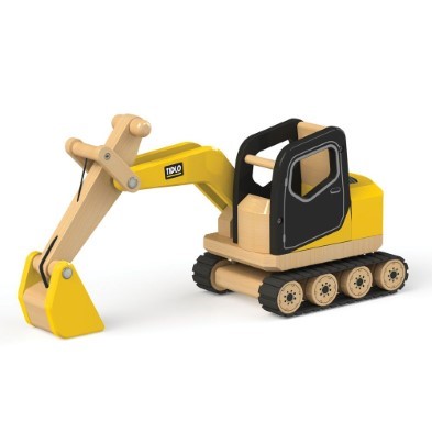 tidlo wooden digger toy