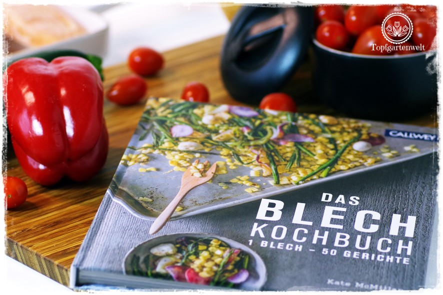 Gartenblog Topfgartenwelt Buchvorstellung Blech-Kochbuch 1 Blech 50 Rezepte: mit Rezept für Ofenlachs nach provenzialischer Art
