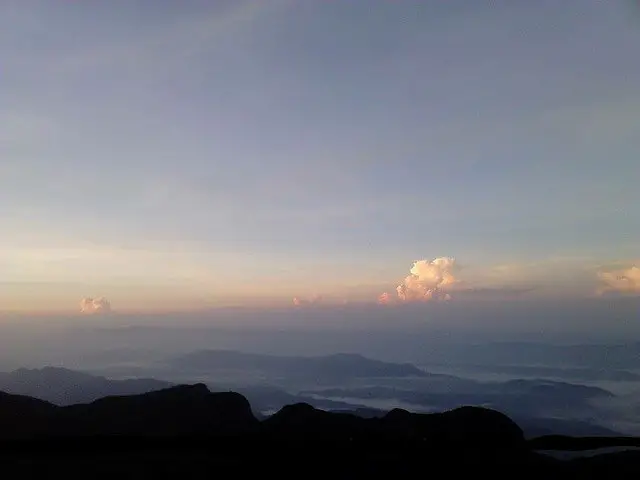 Adams Peak Dalhousie Sri Lanka Sunrise View