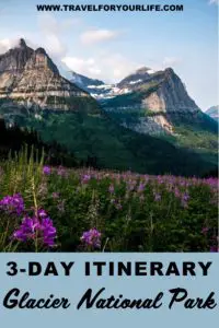 Glacier National Park 3 Days Itinerary