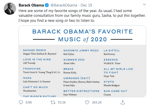Prince Kaybee Makes Obama'S Favourite Music List For 2020 2