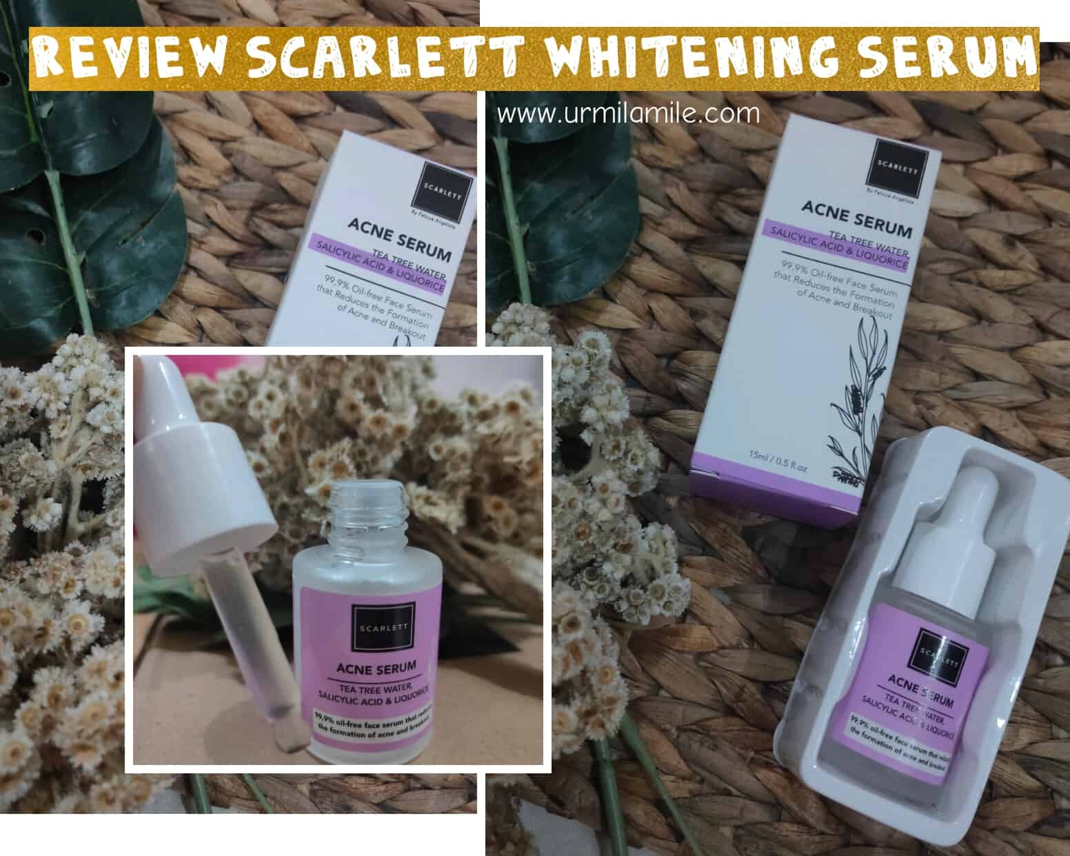 Urmilamile - Review Scarlett Whitening Serum