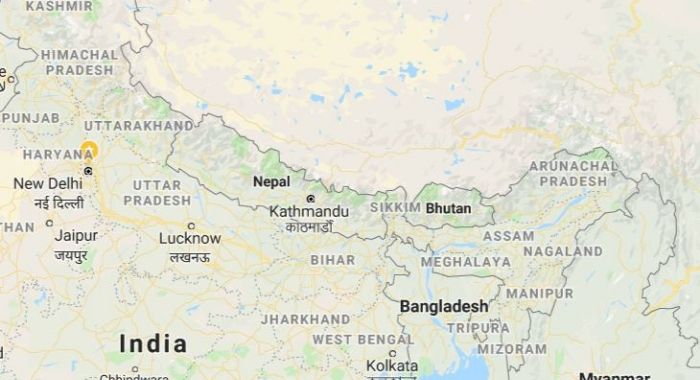 भूटान की सीमा से सटे भारत के राज्य