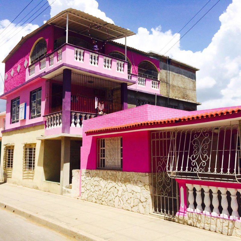Pink Cuban restaurant