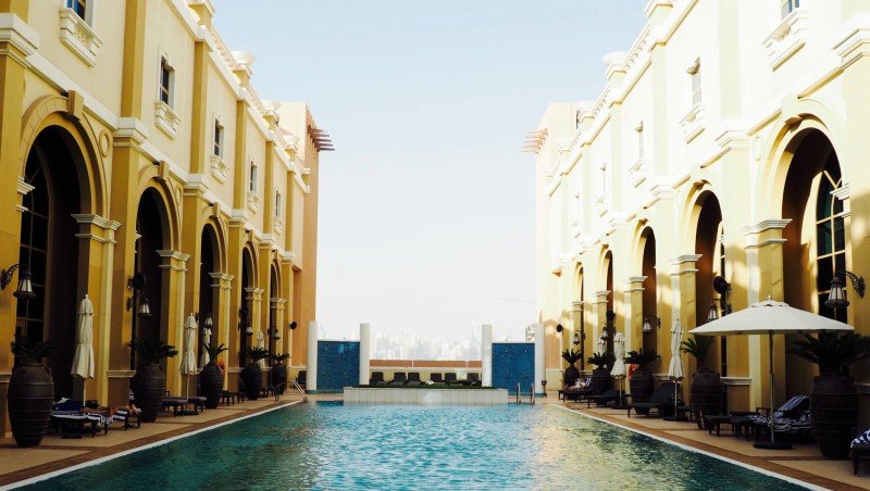 rooftop pool Ibn Battuta hotel