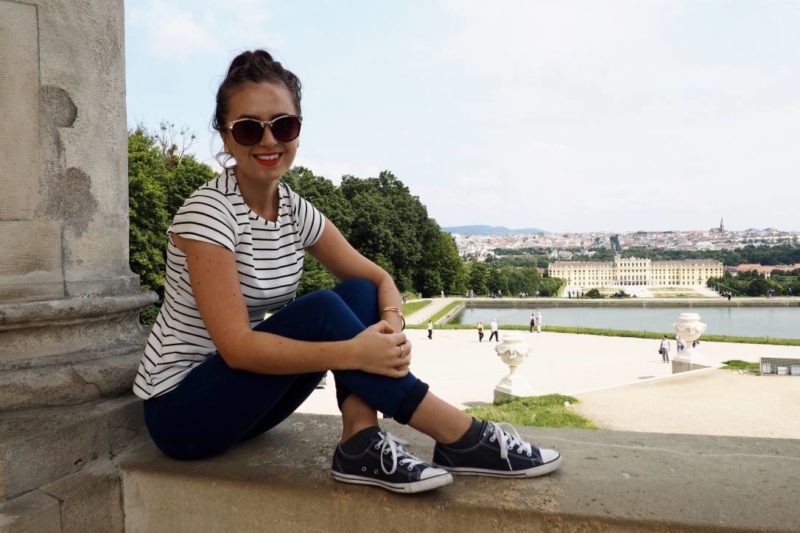 Travel blogger in Vienna