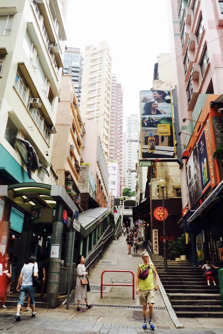 Hong Kong escalator