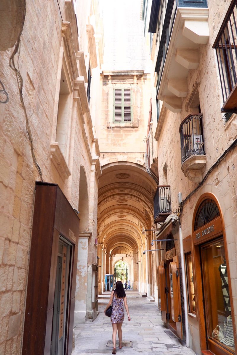 Streets in Malta's capital