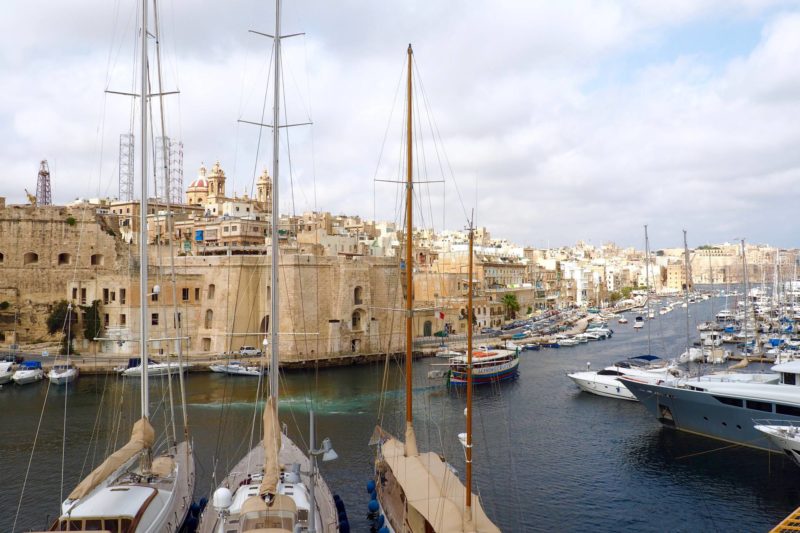 Yachts at Malta's Three Cities
