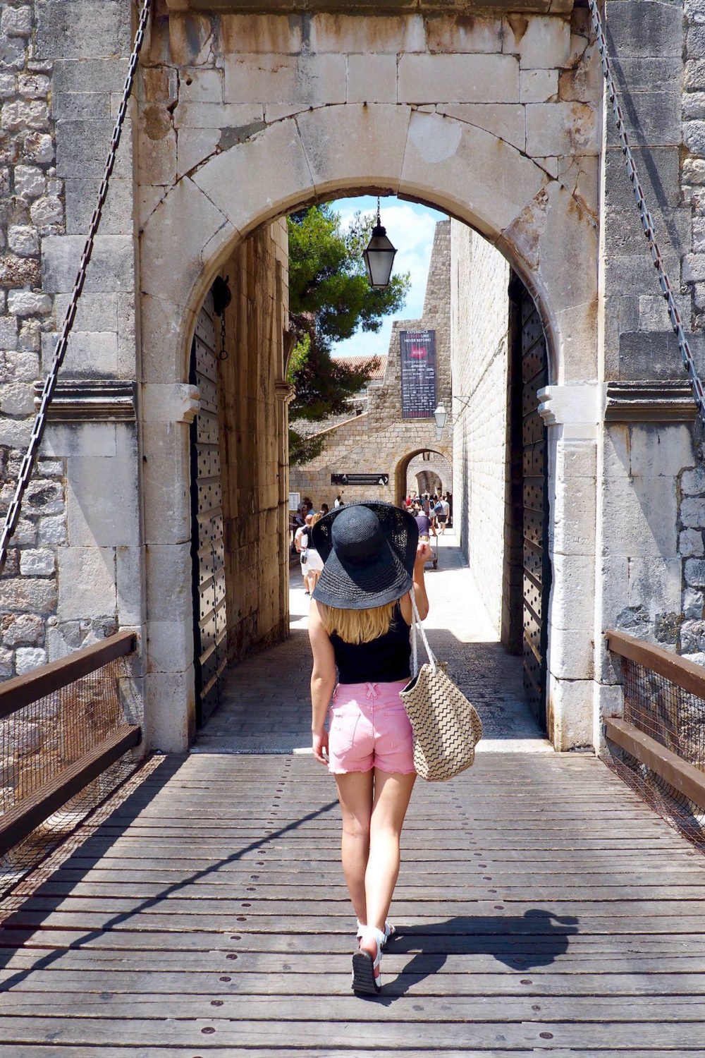 Ploce Gate in Dubrovnik
