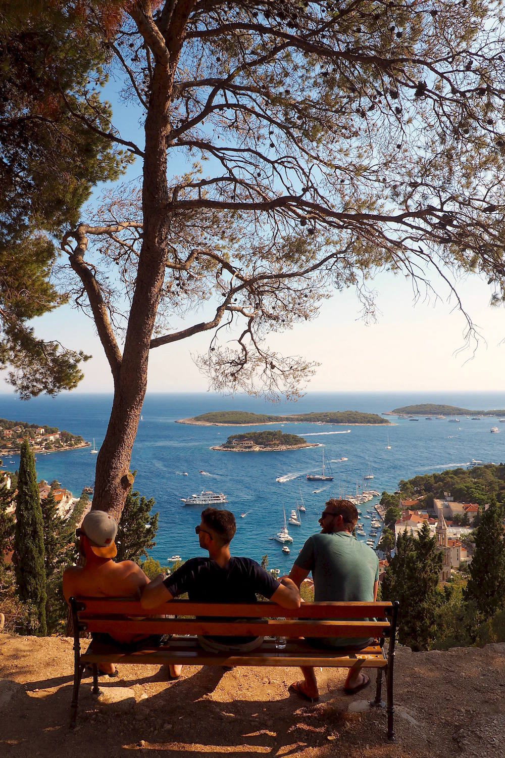 View from Spanish Fortress in Hvar