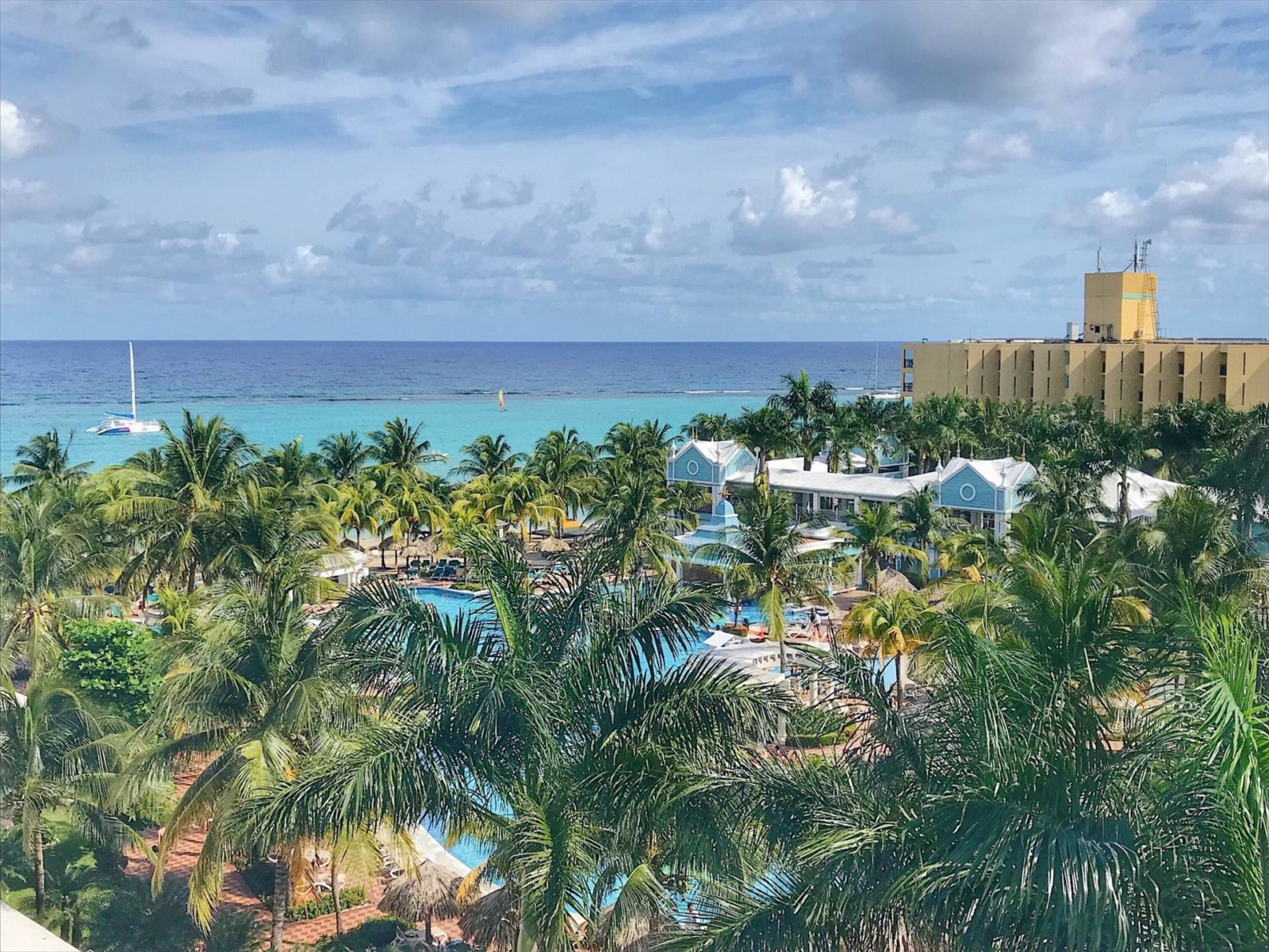 View from Riu hotel in Ocho Rios, Jamaica