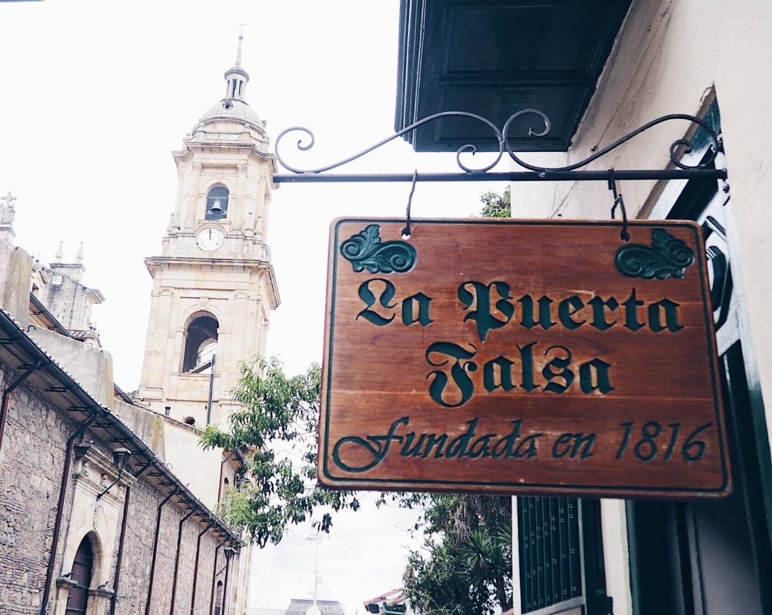 Best authentic restaurant in Bogota: La Puerta Falsa