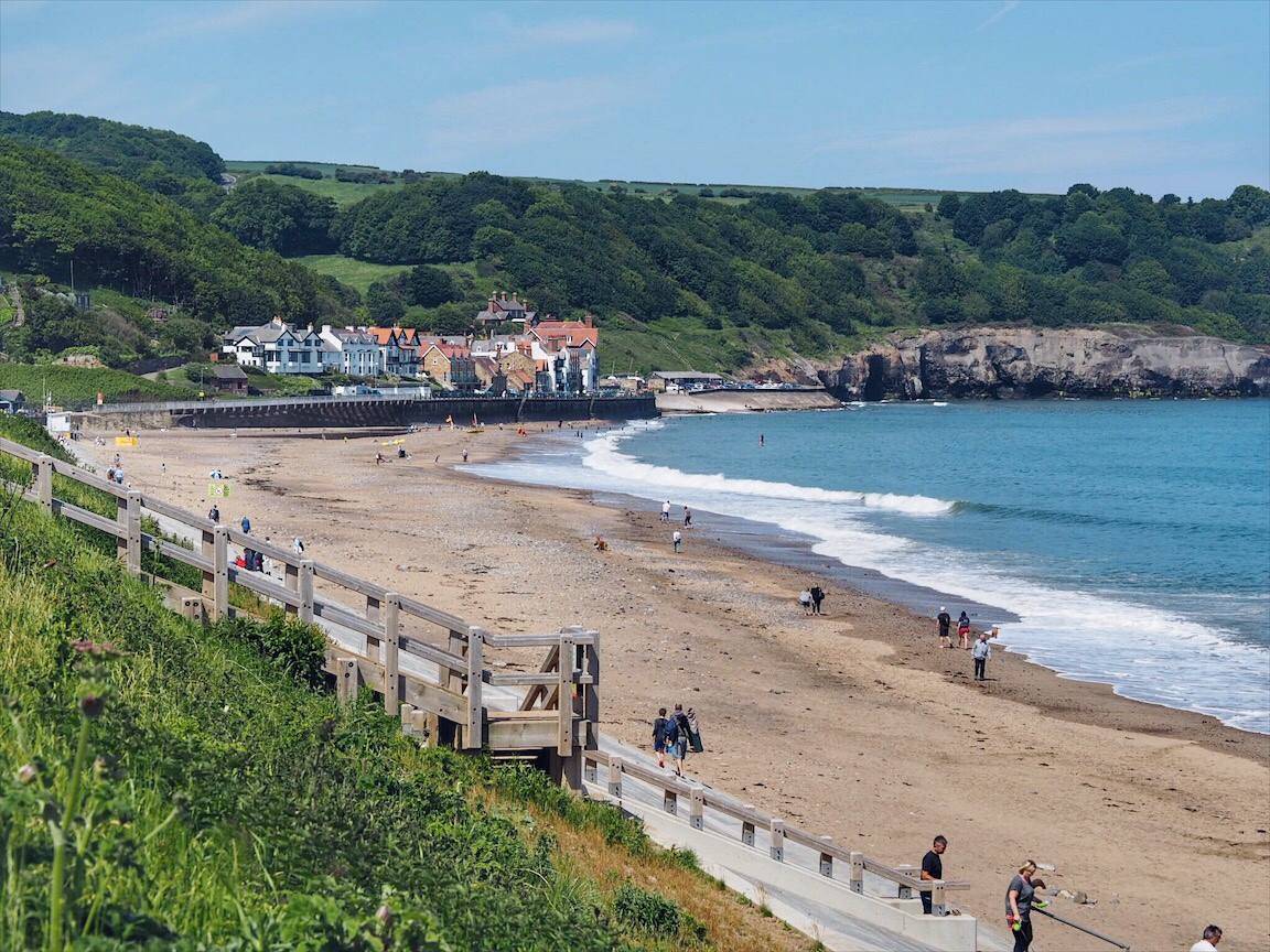 Best places to go in Whitby, North Yorkshire: Sandsend beach