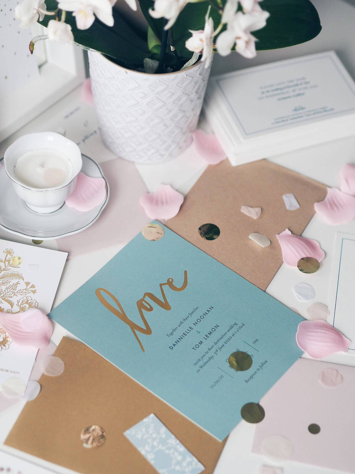 Wedding stationery review: Rosemood Atelier