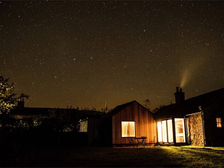 Bridge end cottage for stargazing in Northumberland