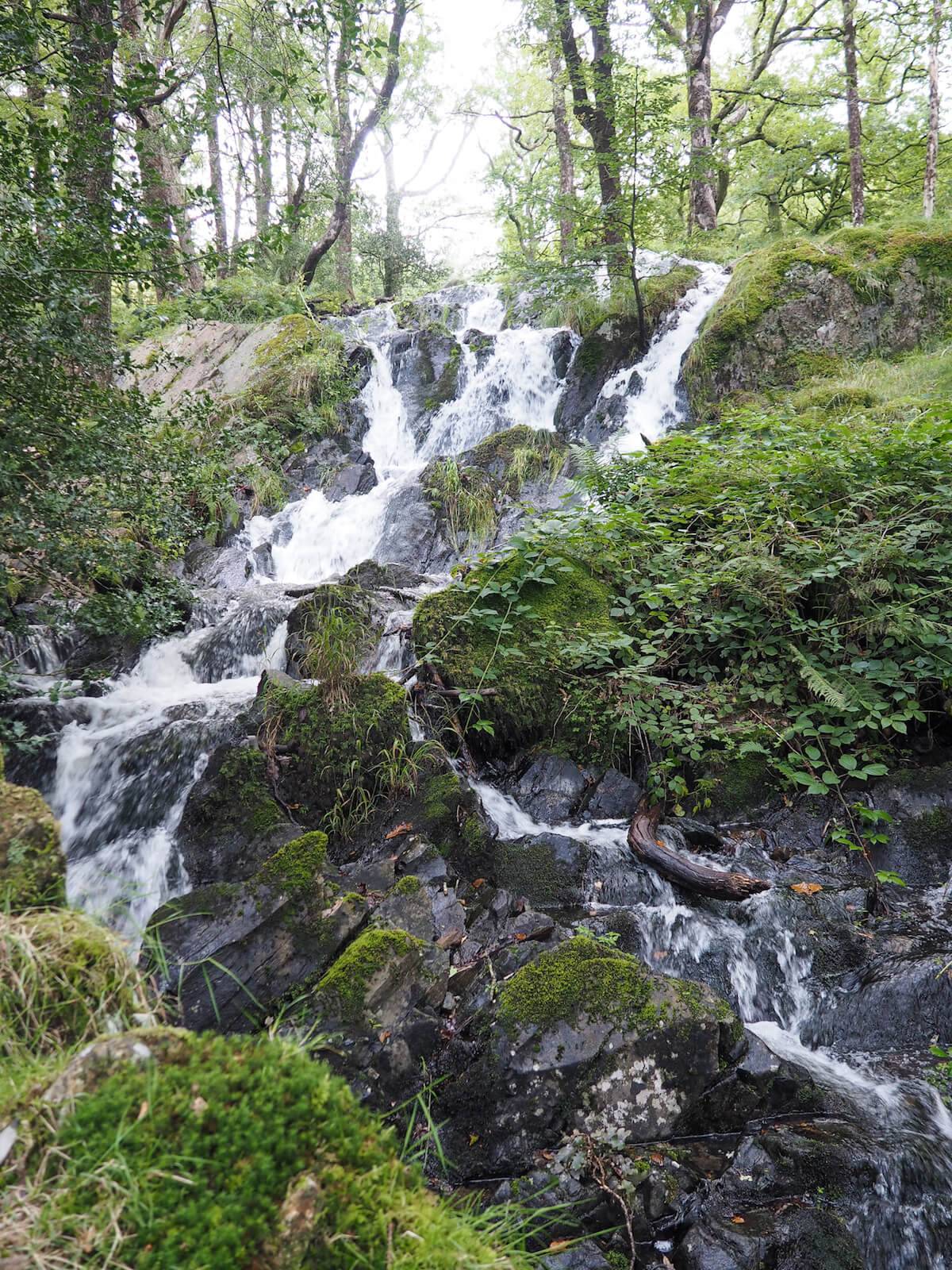 Easy hike to a waterfall in the Lake District