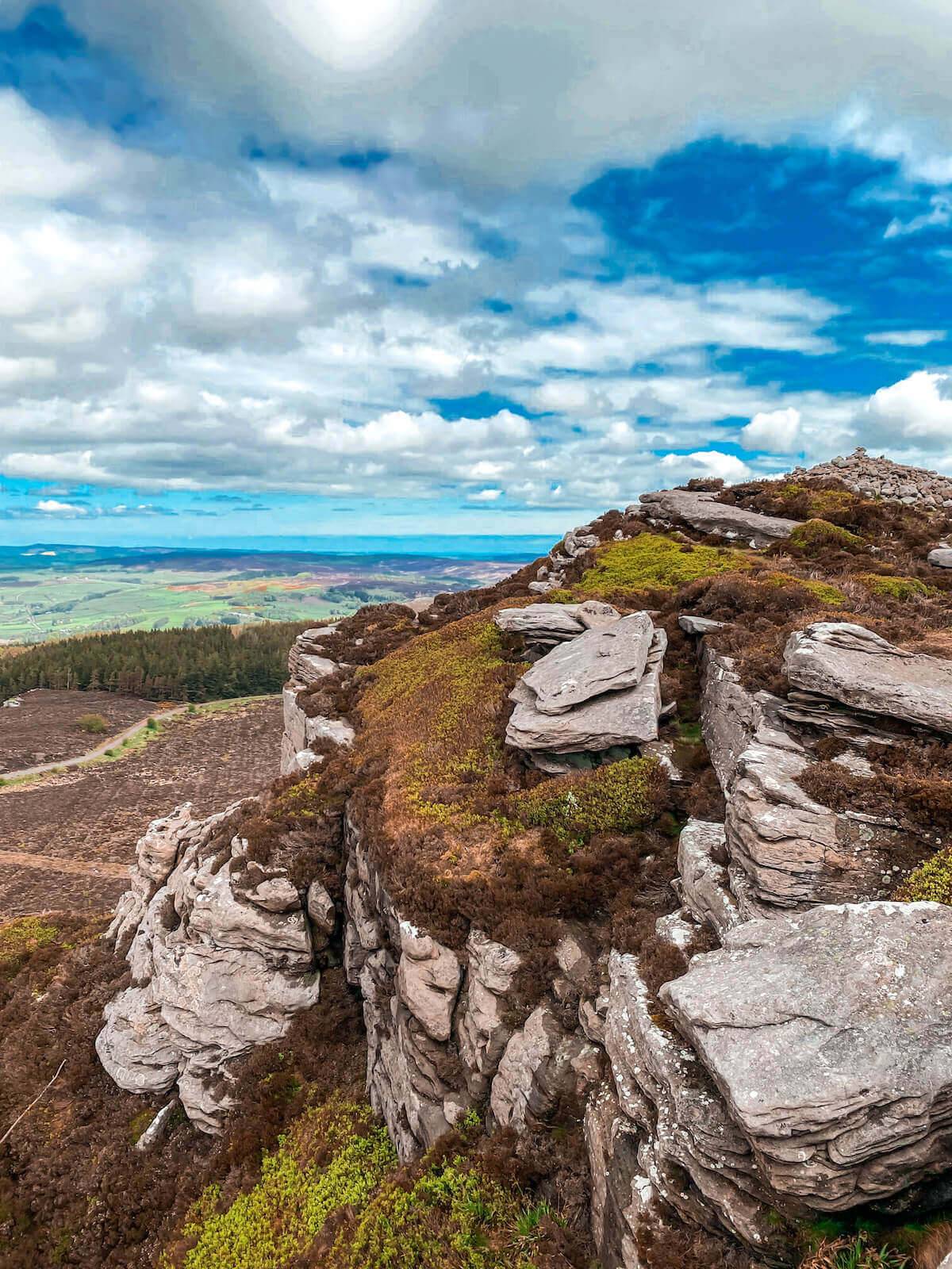 Rocks on Simonside Hills, Northumberland