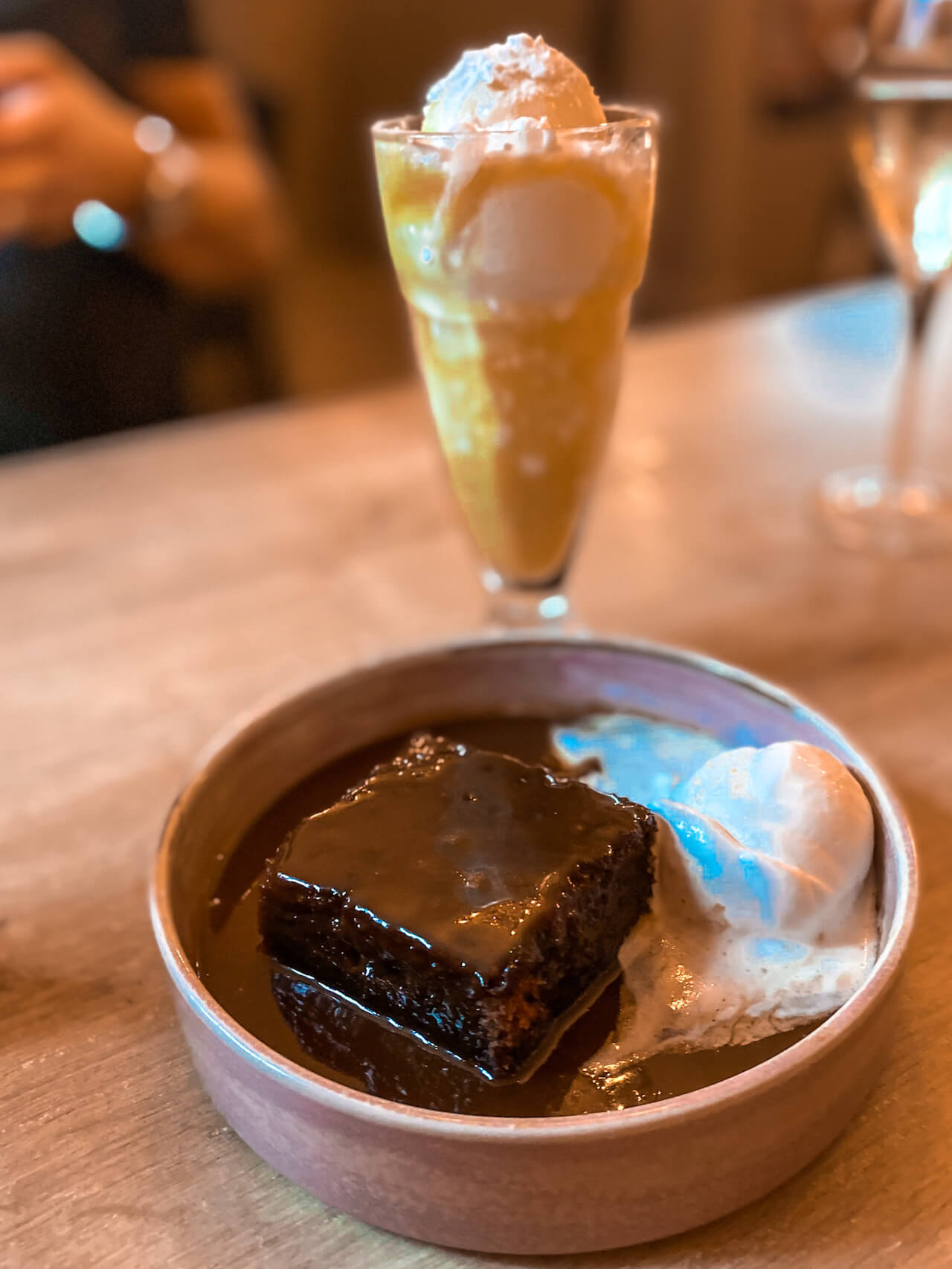 Sticky toffee pudding at The Apple Inn