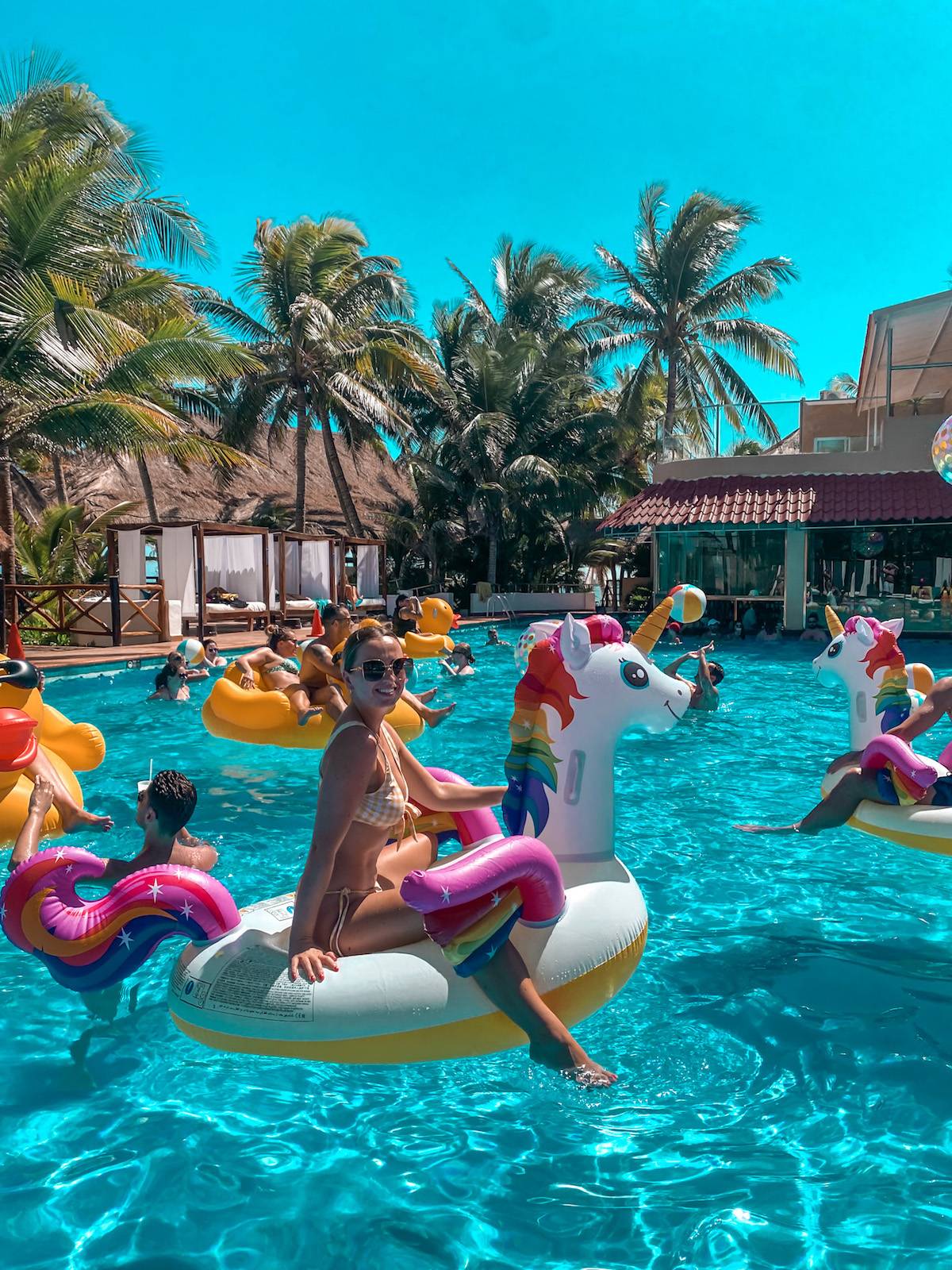 Pool party at El Dorado Seaside Suites