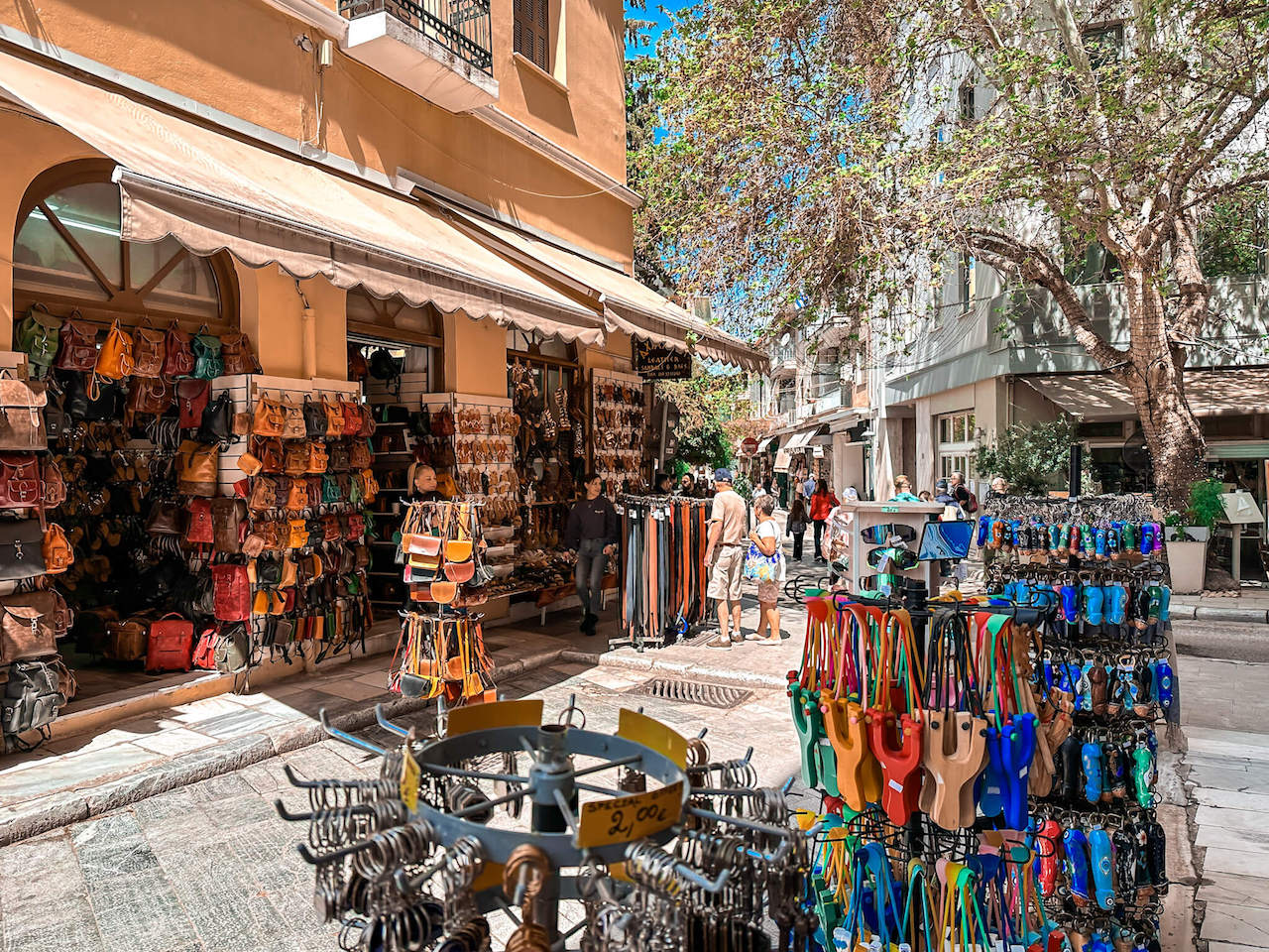 Souvenir shop in Athens Greece