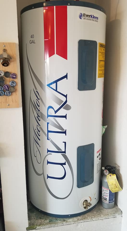 Guy Decorates His Water Heater To Look Exactly Like A Michelob