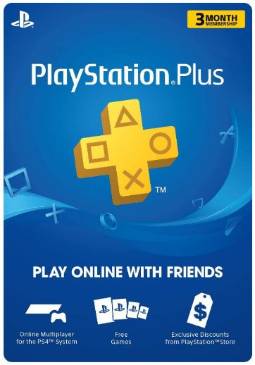 PS Plus 3-Month card