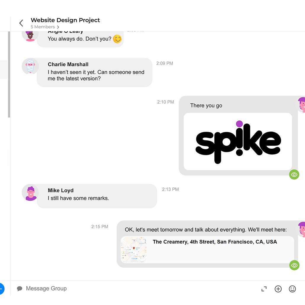 Spike conversation email app