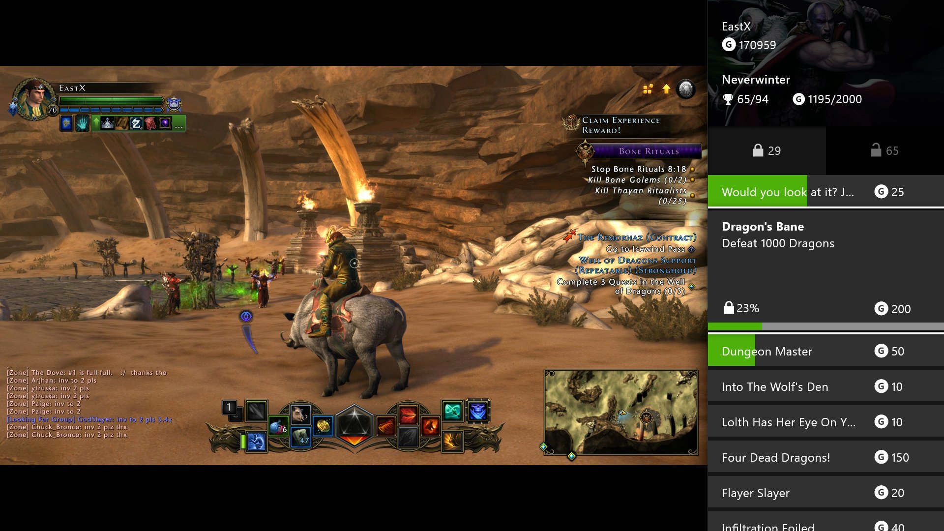 Top Xbox One apps to snap Achievements app Neverwinter