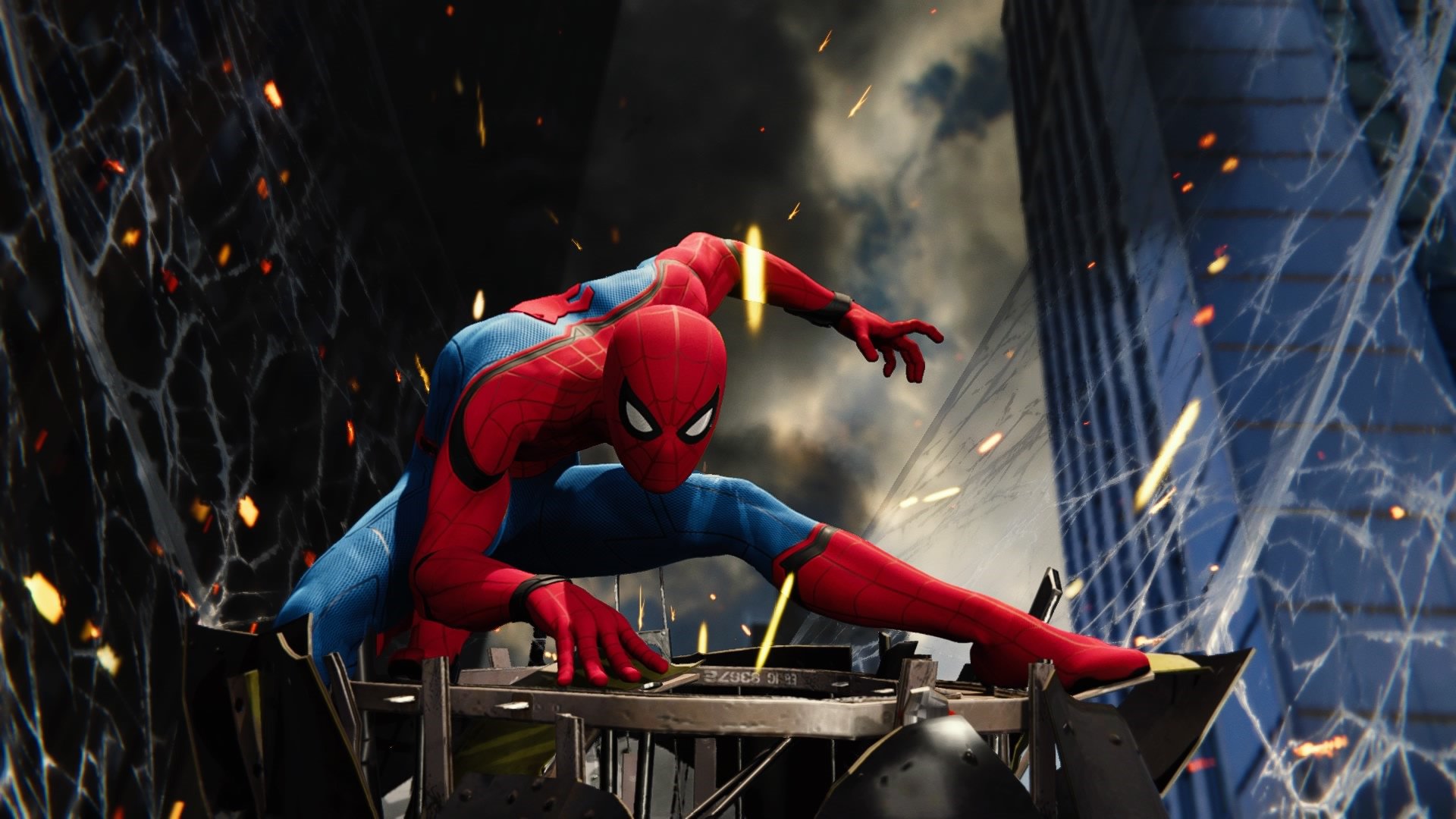 Marvels Spider Man Landing