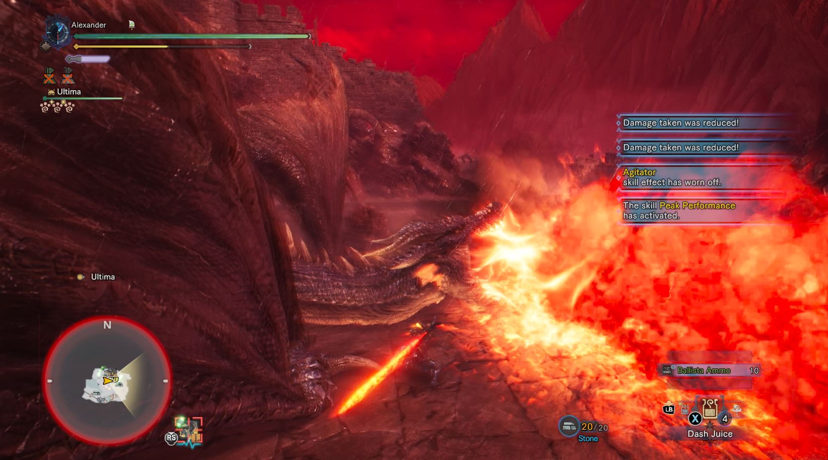 Monster Hunter World Fatalis Cone Attack