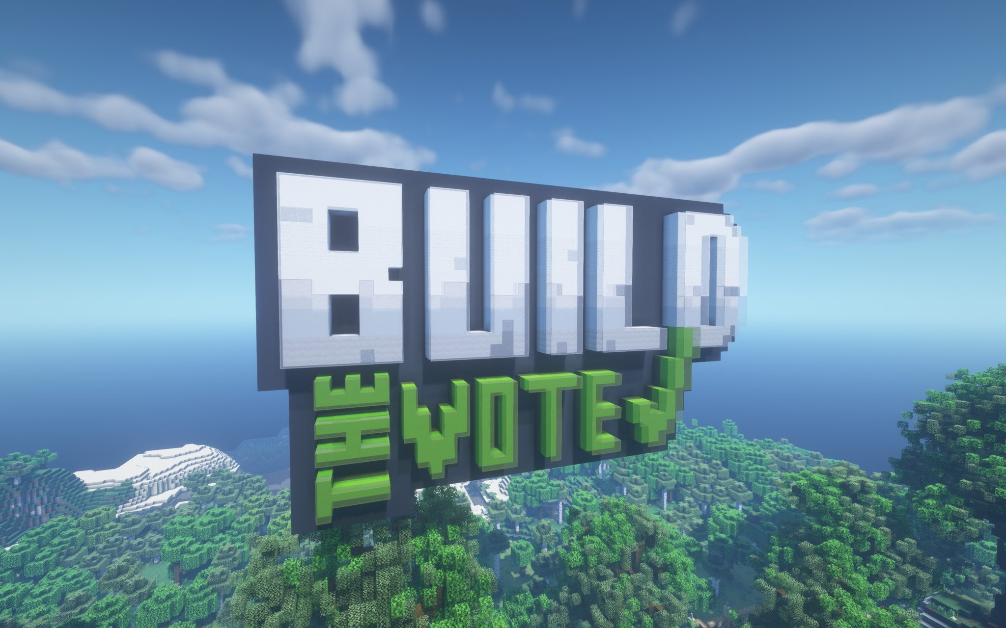 Minecraft Build The Vote