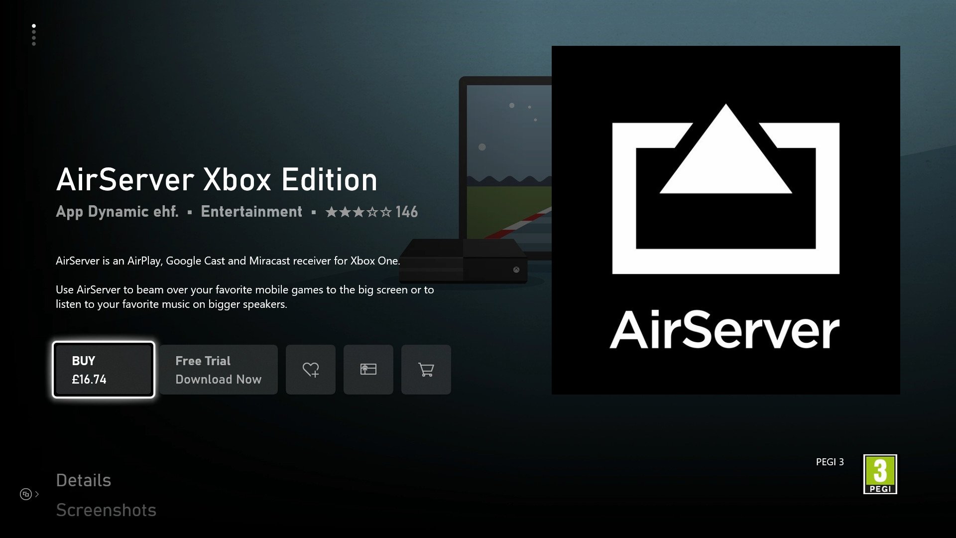 AirServer Xbox Edition