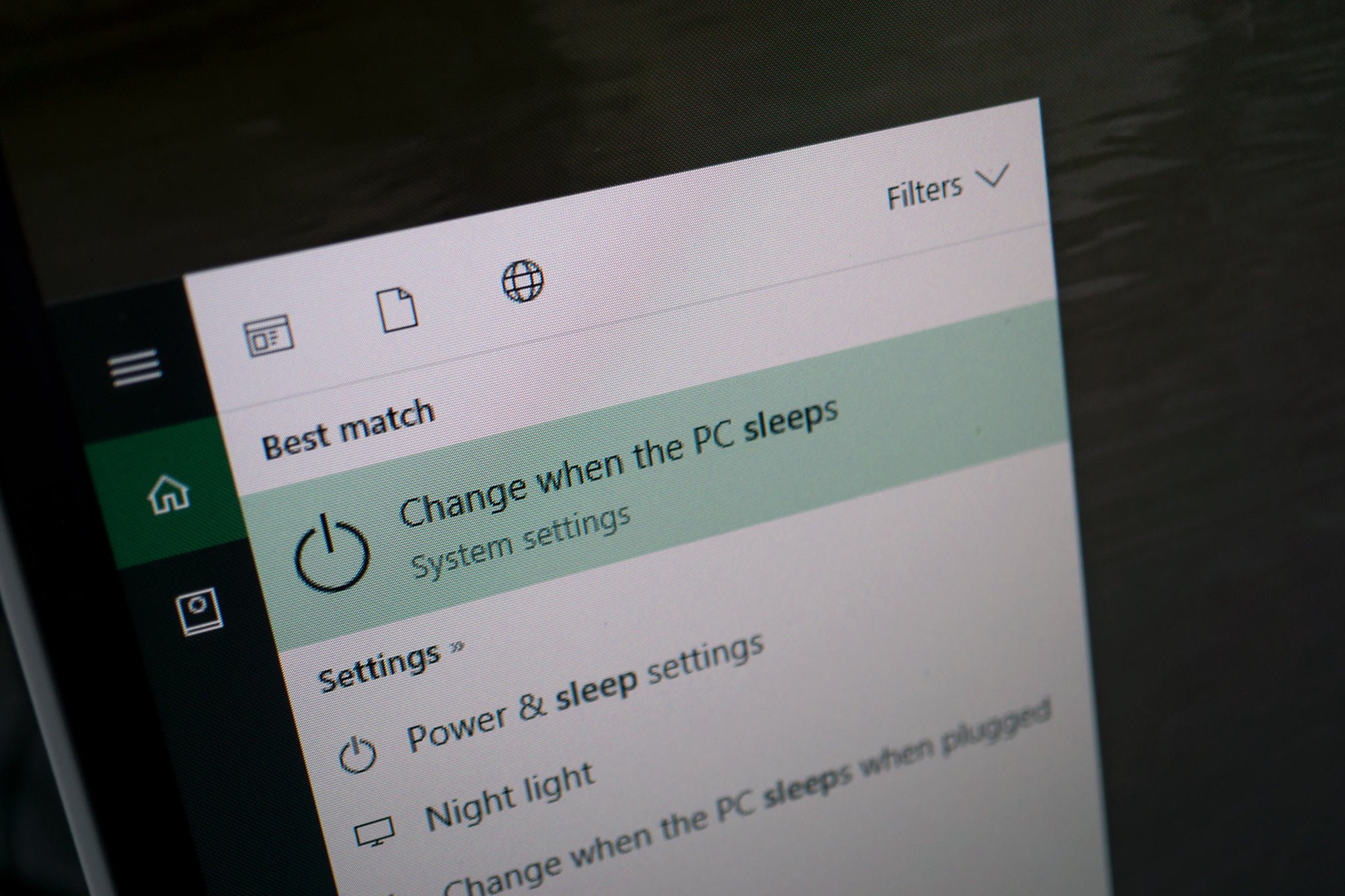 Windows 10 Sleep