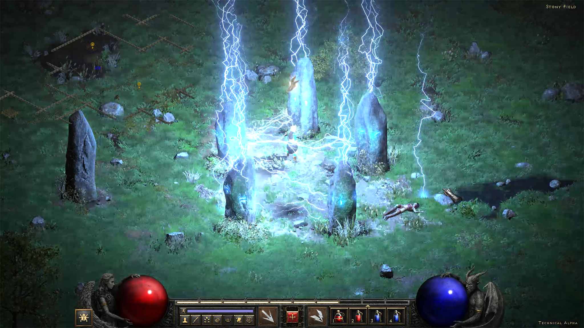 Diablo 2 Resurrected Tech Alpha Cairn Stones