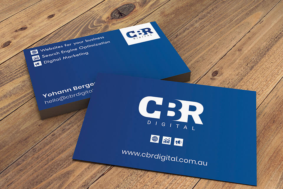 Business cards mockup for CBR Digital v1