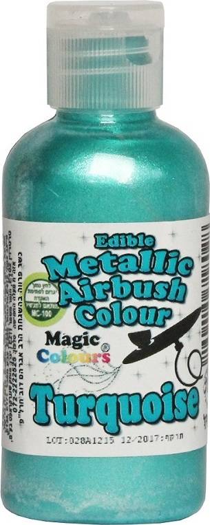 Airbrush barva perleťová Magic Colours (55 ml) Turquoise ABMTRQ dortis dortis