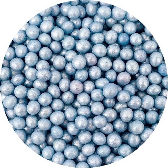 Cukrové perly světle modré perleťové (50 g) FL25857-1 dortis dortis