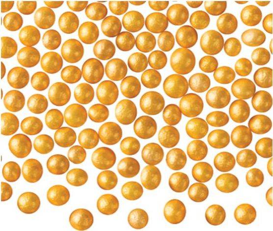 Cukrové perly zlaté perleťové (50 g) 09727-50 dortis dortis