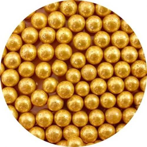 Cukrové perly zlaté velké (50 g) AMO43 dortis dortis