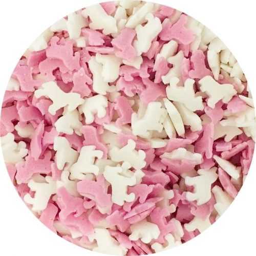 Cukroví jednorožci růžovo-bílí (50 g) FL25910-1 dortis dortis